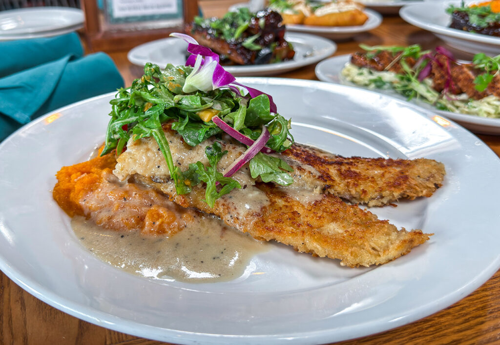 Coconut Crusted Fluke LIRW
